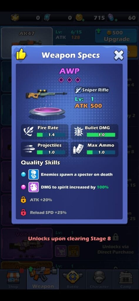 Zombie Waves - A Tier Weapons