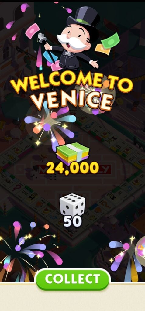 Monopoly Go - venice board (unlock rewards)