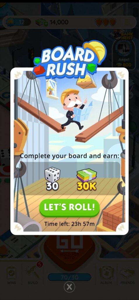 Monopoly Go - board rush event