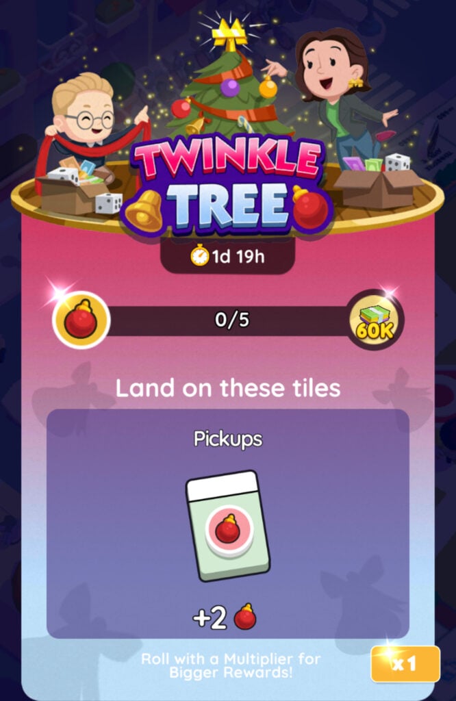 Twinkle Tree Event - Christmas themed rewards and missions