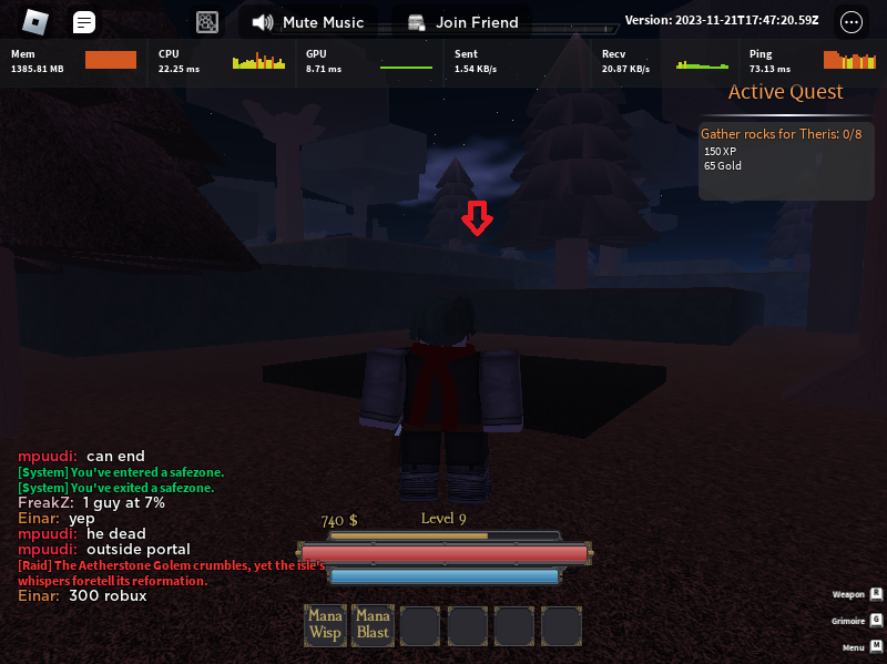 More elevated grounds to cover to reach the Fire Lilies in Roblox: Clover Retribution.