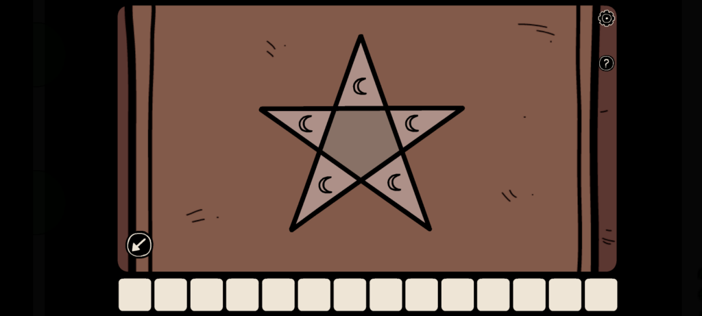 The pentagram puzzle in Haunted Laia