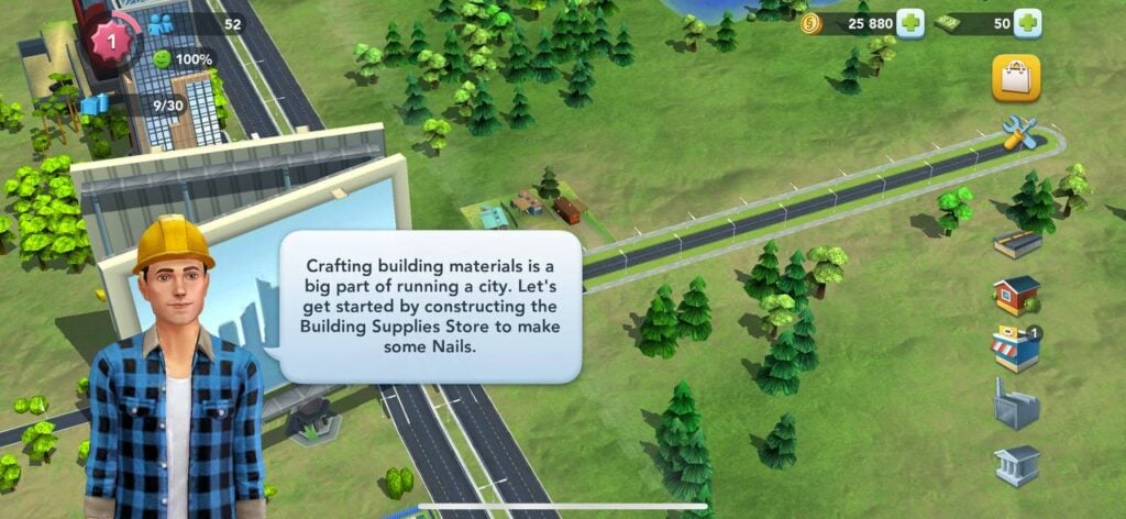 SimCity - BuildIt starting out