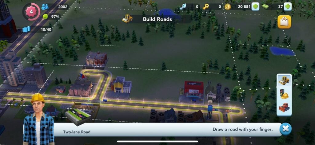 SimCity - BuildIt roads